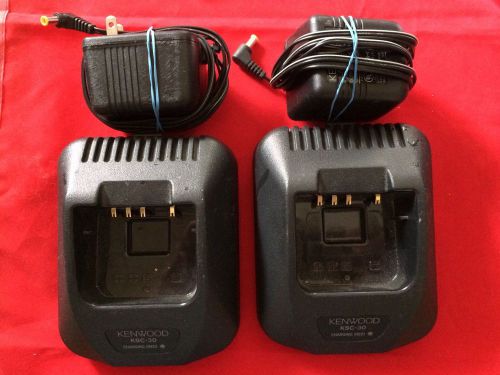 2 Kenwood KSC 30 Charger TK2140 TK3140 TK2160 TK3160 TK2170 TK3170 TK2173 TK3173