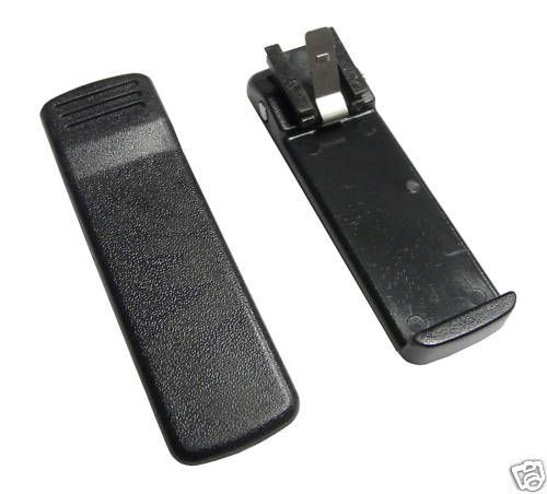 2 motorola type belt clips p110/gp300/p1225/cp200/sp50 for sale