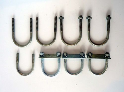 8 Vintage Clamps / U-Bolts:  Chicago No. 13 ++