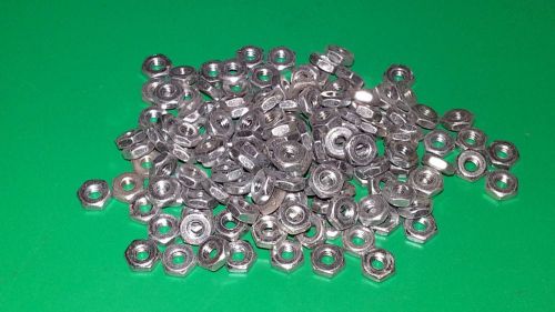 100 Pieces, 2-56 Machine Screw Hex Nuts, NOS