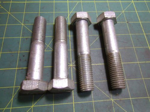 HEX HEAD BOLT SCREW 3/4-10 X 4&#034; LONG GRADE 5 QTY 4 #52013