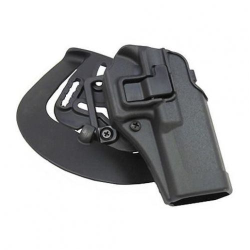 Blackhawk 410500BK-R CF Holster w/&amp; Paddle Serpa RH Black Glock 17/22