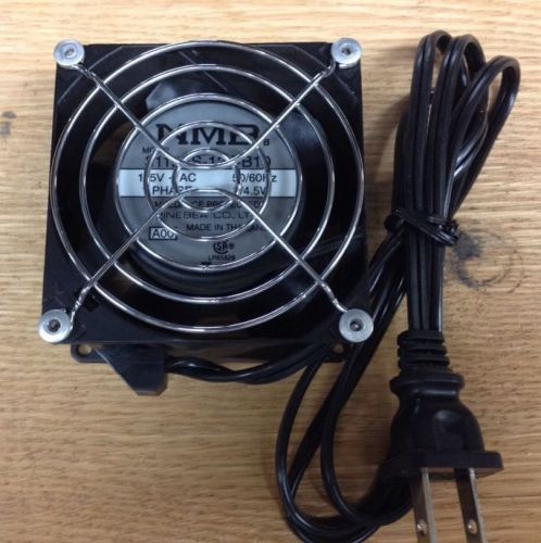 NMB TECHNOLOGIES 3115FS-12T-B10-A00 AXIAL FAN, 80MM, 115VAC,