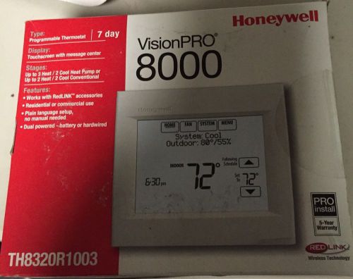 HONEYWELL VISION PRO 8000 Th8320r1003 New