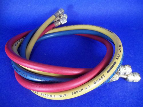 A/C HOSES SET/ REFRIGERANTS  R22, R12,R502-PSI 500/BURST PRESSURE 2500 PSI