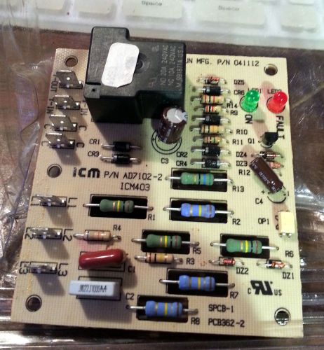 CONTROL BOARD  ICM403  ICM AD7102-2  SPCB-1 PCB362-2p POTTER &amp; BRUMFIELD