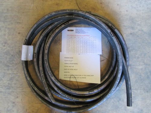 PARKER 722TC-8 1/2&#034; 100R12 FOUR WIRE HYDRAULIC HOSE (TOUGH COVER) 33 FEET