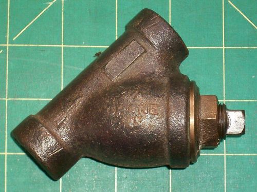 Steel crane 40m sediment y strainer filter valve 3/8&#034; npt 125 for sale