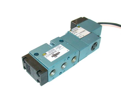 New mac pneumatic solenoid valve 24 vdc model 811c-pm-506aa-252 for sale