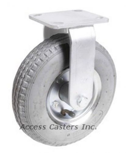 8ppntr-gry 8&#034; rigid caster grey pneumatic wheel 295 lbs capacity for sale