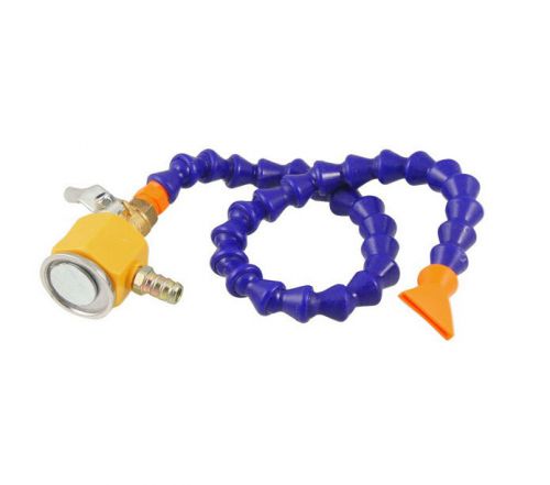 Flat Nozzle Purple Plastic Adjustable Coolant Oil Water Hose Pipe