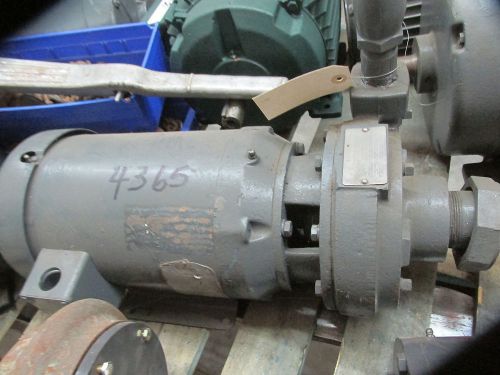 AC ELECTRIC PUMP MOTOR, 5HP, 3450 RPM, 460 VOLT, 184JM FRAME, TEFC,