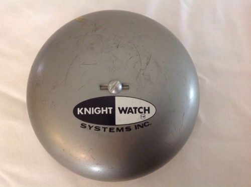 Knight watch systems inc burglar security alarm bell 6vdc 0.30 amps for sale