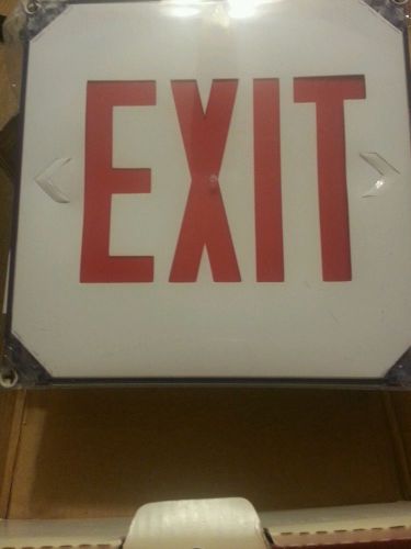 Exit sign