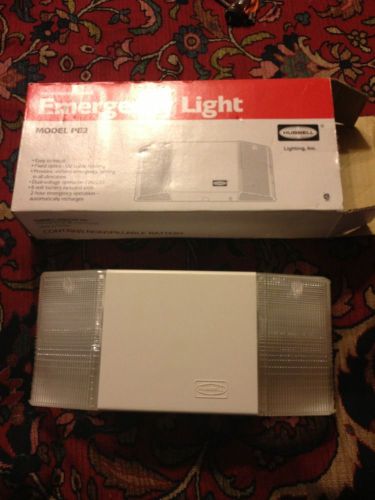 Hubbell lighting model pe2 fixed head emergency light for sale