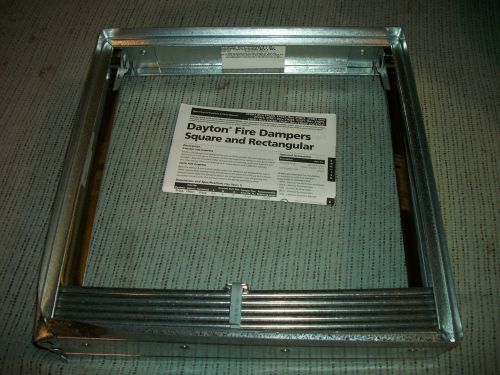 Dayton square fire damper 15-3/4&#034; 2tge2 for sale