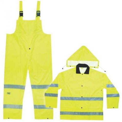 Hiviz 3Pc Rain Suit 2Xl R1112X CUSTOM LEATHERCRAFT Safety Vests R1112X