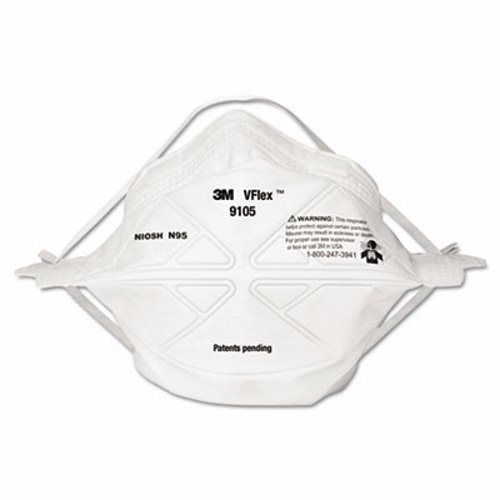 3m VFlex Particulate Respirator N95, Regular, 50 Box (MMM9105)