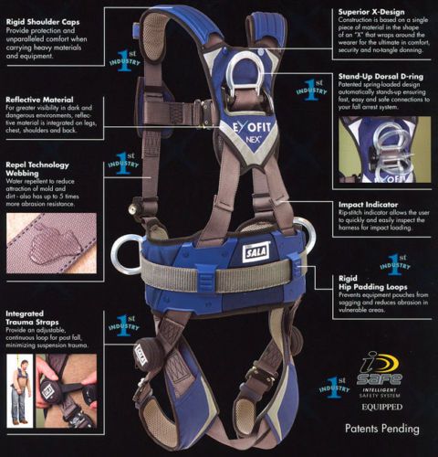 Exofit nex safety harness with quick connect for sale