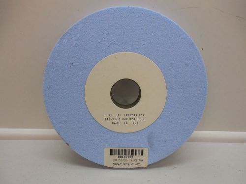 BLUE GRINDING WHEEL 7&#034; x 1/2&#034; x 1-1/4&#034; 80L A/O 88147780 MAX RPM 3600