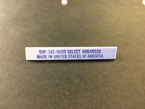 Norton 85274 SHF-143  1/2&#034;x3&#034; Triangular Arkansas Hard Select Stone, New