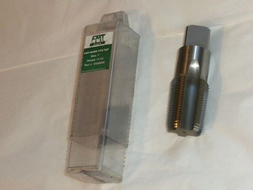 New fmt  1&#034; - 11-1/2 - hss npt taper pipe tap  cutting tool 5 flute #0326938 for sale