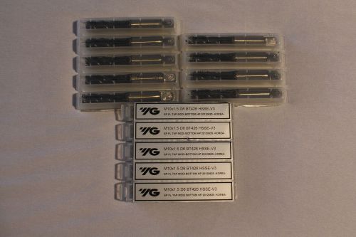 YG1 M10xM1.5 HSSE-V3 Spiral Flute Taps (x19) $170 VALUE!!