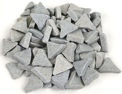 1 lb ceramic tumbling media abrasive polish metal deburring tumbler 1&#034; angle cut for sale