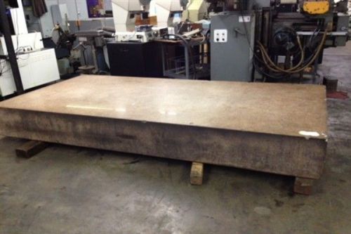 120&#034; L 60&#034; W Starrett GRANITE SURFACE PLATE, 14&#034; WIDE