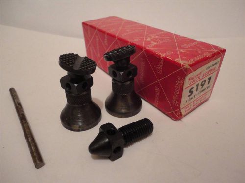 Starrett Jack Screw S191 Machinist Tool Pair of 2