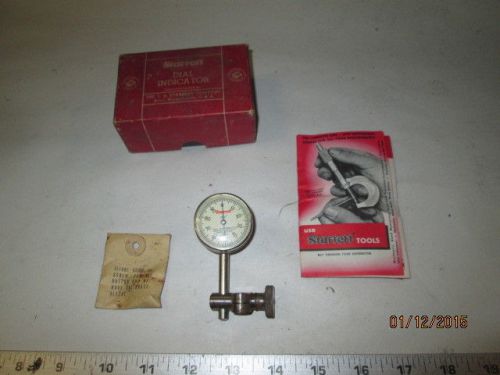 MACHINIST LATHE MILL Starrett Dial Indicator Gage Gauge in Box