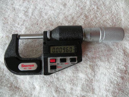 Starrett 788MEXFL LCD Micrometer