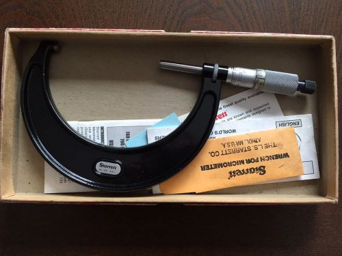 Starrett 3 - 4 inch micrometer for sale