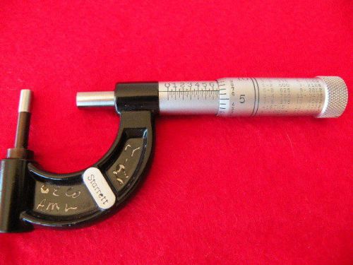 STARRETT TUB MICROMETER 0-1&#034;  #569