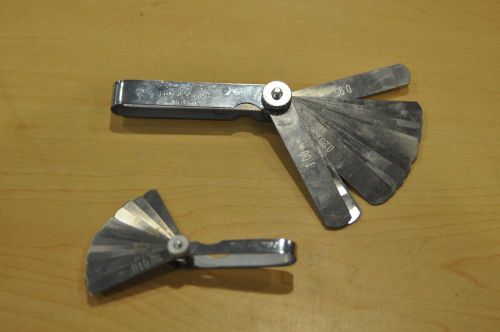 Blue point fbm-320 (20 blade) &amp; fb-316b (18 blade) feeler gauges pre-owned for sale