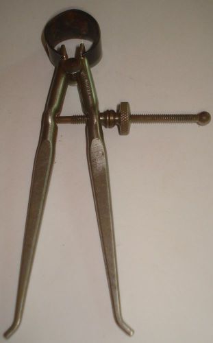 VINTAGE GENERAL AMERICAN MADE SPRING-TYPE INSIDE CALIPER 4+1/2 IN SOLID NUT