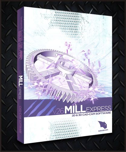 New bobcad-cam v26 mill express cad cam cnc software for sale