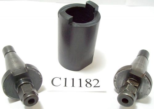 3pc set quick change 30 da300 nmtb 30 w/2 nmtb30 collet chucks lot c11182 for sale