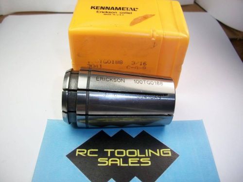 100TG0188 3/16 TG Collet NEW Erickson 1 pc