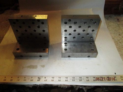 MACHINIST TOOL LATHE MILL 2 Suburban Tool Angle Plate Fixture Set Up Block s