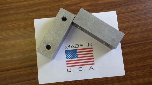 6&#039;&#039; x 2&#039;&#039; x 2&#039;&#039; vise jaw pair-reversible aluminum for kurt and most others-usa for sale