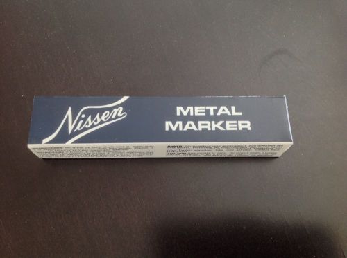 Nissen MMPUF Metal Ball Point Marker 5/64&#034; Purple NIB NEW writes on anything!