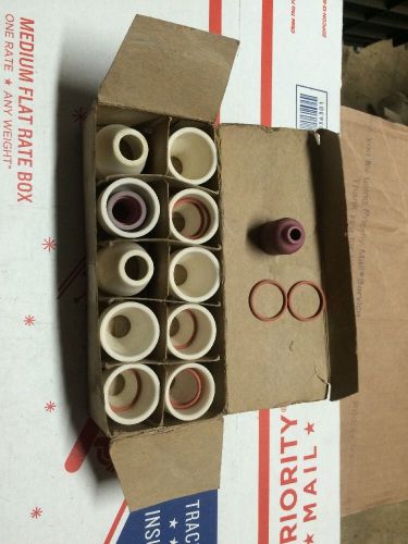 1/2&#034; plasma cutter torch ceramic tips lot of 10 and o-rings for sale