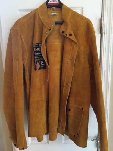 Tillman large 3280 30&#034; bourbon brown premium side split cowhide jacket for sale