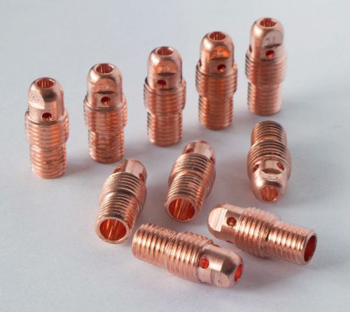 10pcs 13N29 3.2mm 1/8&#034; Collet Body WP-9 20 TIG welding(c)