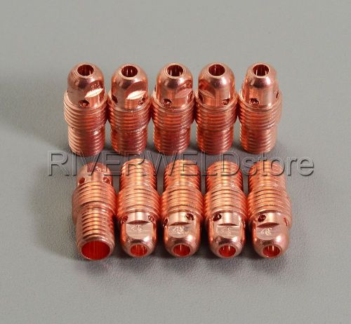 13N29 3.2mm 1/8&#034; TIG Collet Body Fit SR PTA  WP-9 20 25 TIG Welding Torch 10PK