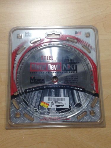 New! morse blade,7-1/4&#034;x48t,5/8,steel  p/n csm72548nsc for sale