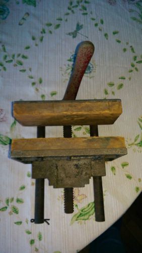 The eliott mfg co. woodworker &#034;quick release&#034; vise (milford conn) (tc) for sale