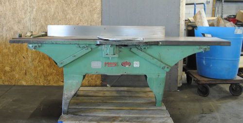 Beautiful Moak 12&#034; wide x96&#034; long bed jointer planer runs great 3 blade cutter