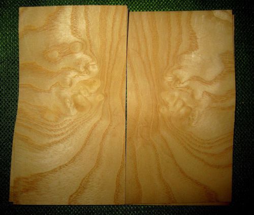 4 leafs of figured ash @ 5.5 x 3 wood veneer  #v1161 for sale